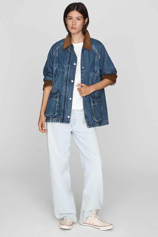 Barbour 100% Cotton Denim Jacket #4