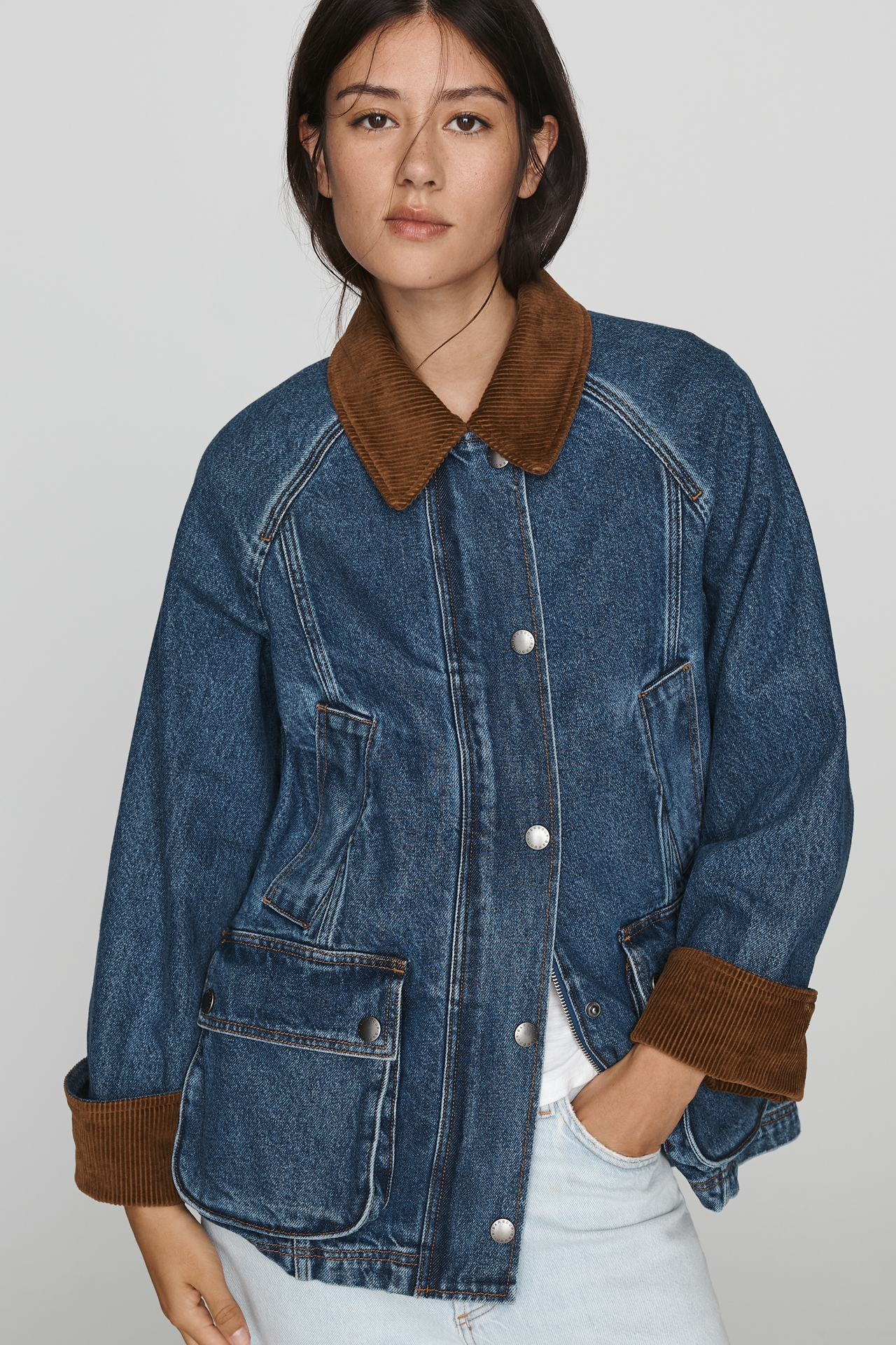 Barbour 100% Cotton Denim Jacket