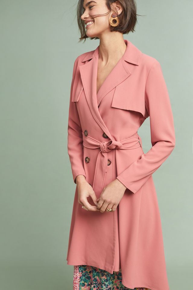 Anthropologie shop pink coat