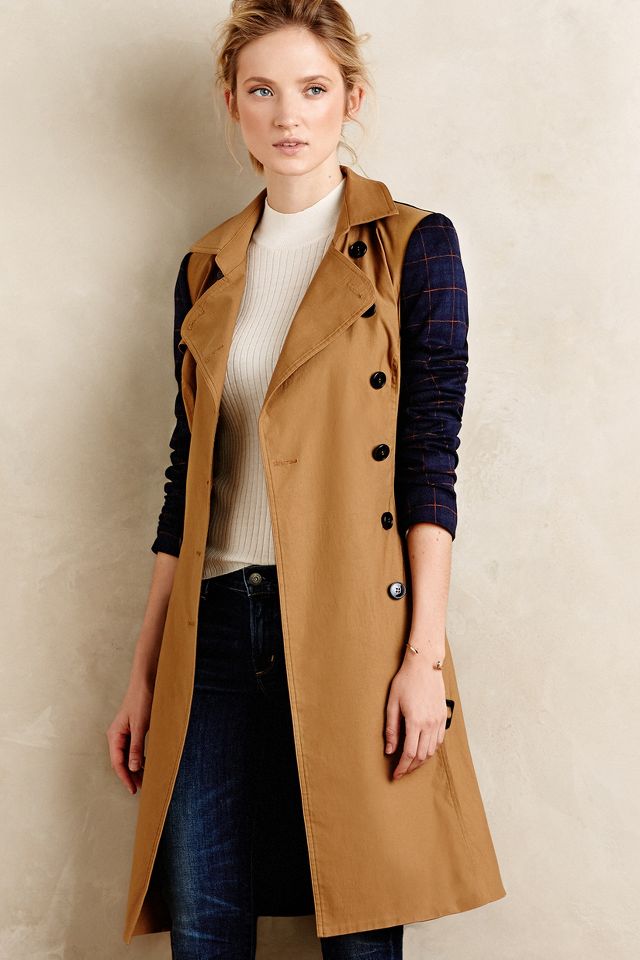 Anthropologie hot sale trench coat