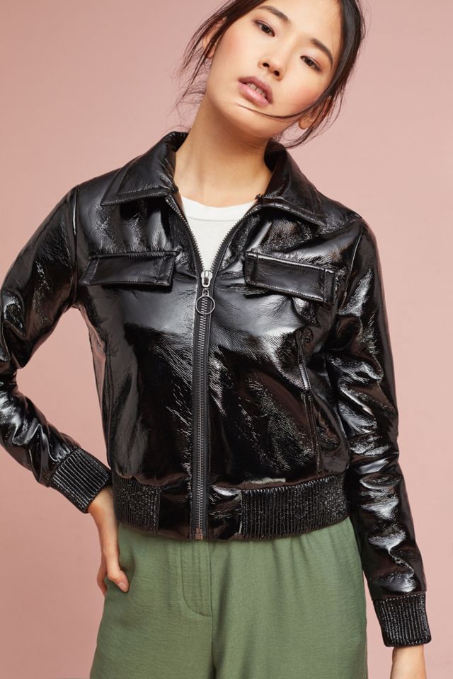 Vegan Leather Flight Jacket #2