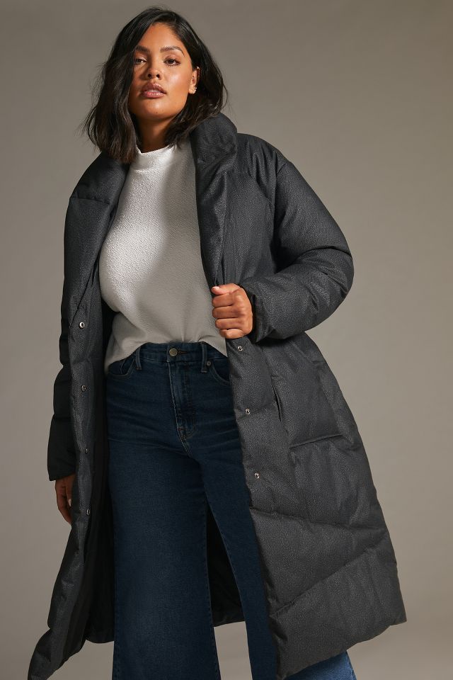 Bernardo long puffer coat sale