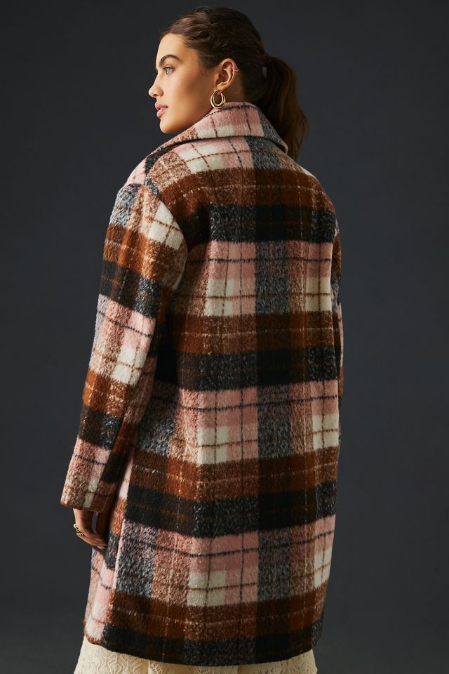 Bernardo Plaid Coat #1