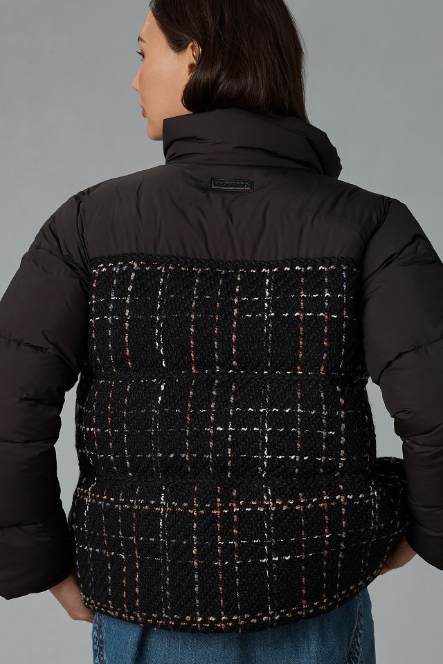Bernardo Tweed Mix Puffer Jacket | Anthropologie