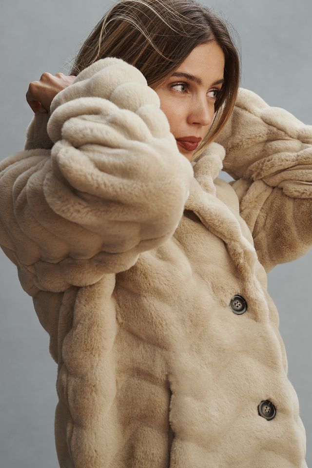 Bernardo fur coat new arrivals