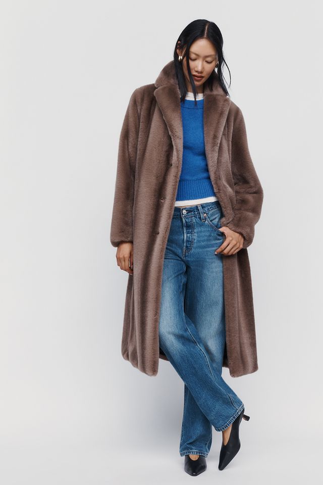 Bernardo Faux Fur Coat #3
