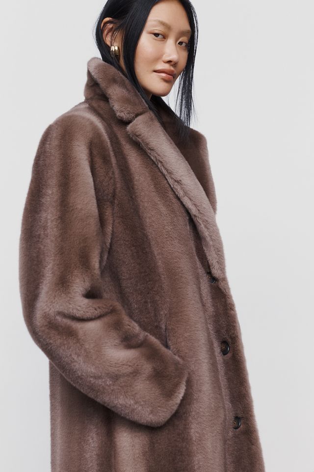 Bernardo Faux Fur Coat #4