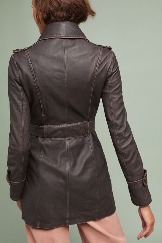 Leather Trench Coat #2