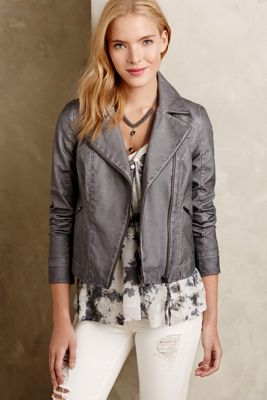 Perfed Vegan Leather Moto Jacket