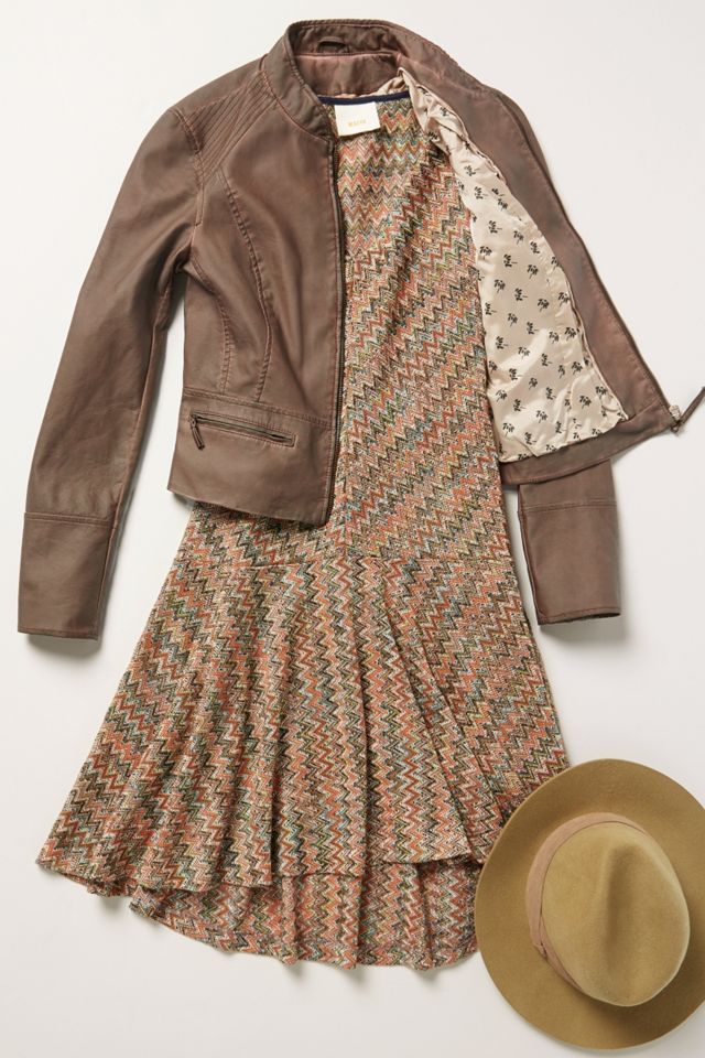 Dara Vegan Leather Jacket #3