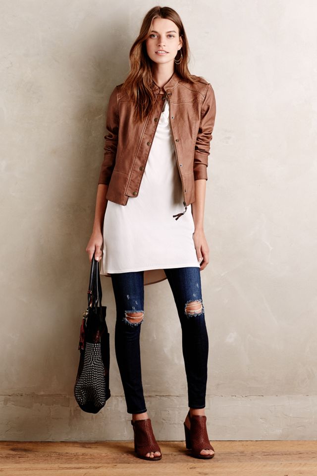 Vegan Leather Bomber #2