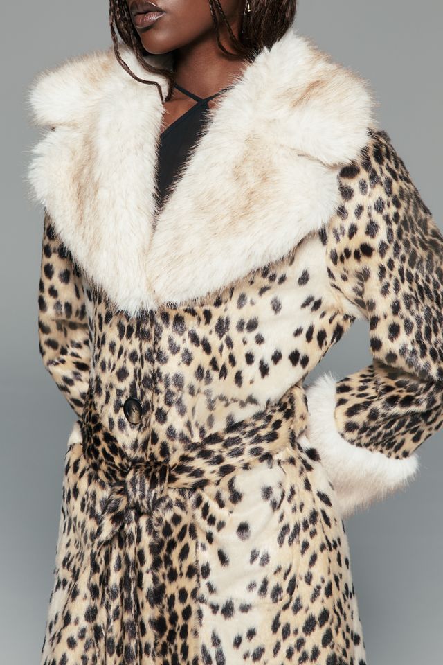 Queens of Archive Pricilla Faux Fur Coat #3