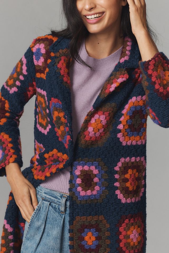 Vilagallo Yana Crochet Coat #3