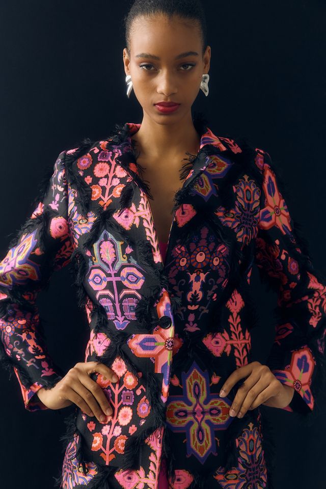 Vilagallo Alex Brocade Coat #2