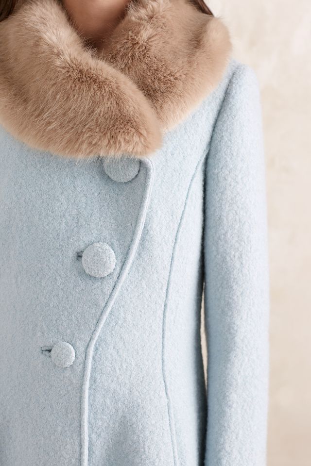 Collared Beatrix Coat | Anthropologie