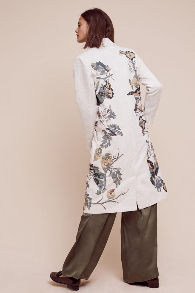 Embroidered Foliage Coat #3