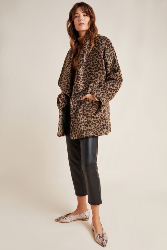 Helene Berman Leopard Faux Fur Coat #2
