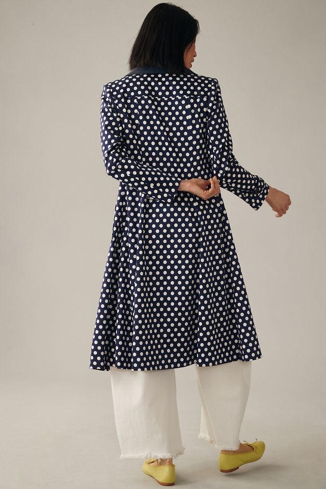 Helene Berman Dotty Trench Coat #1