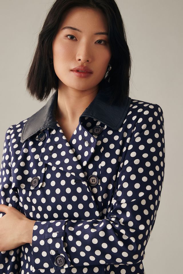Helene Berman Dotty Trench Coat #4