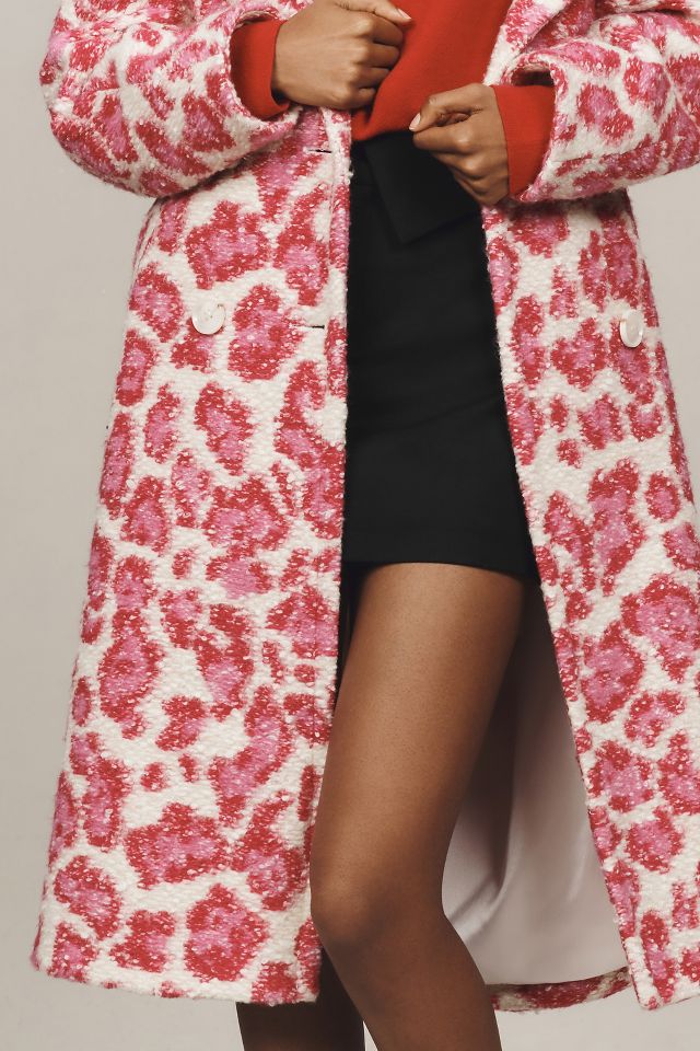 Helene Berman London x Anthropologie Flora Leopard Coat Anthropologie