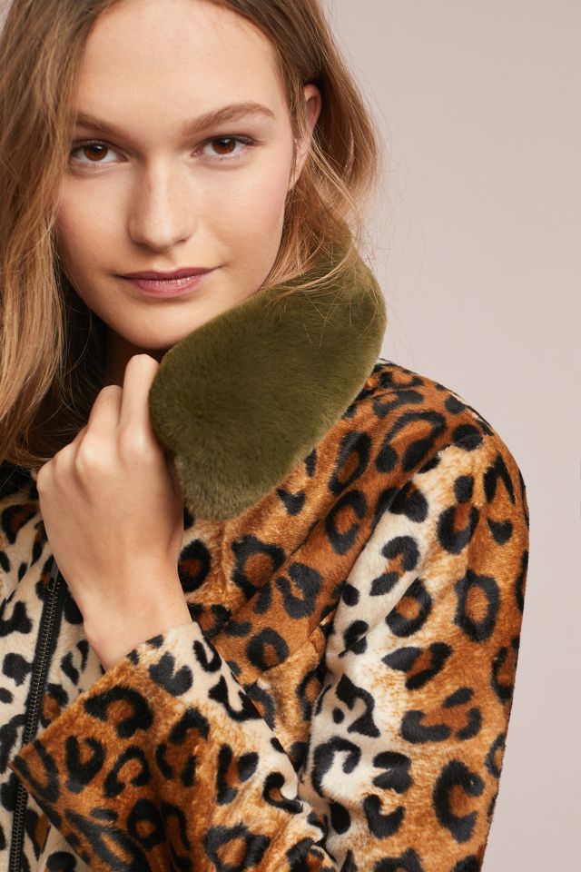 Leopard hotsell coat anthropologie