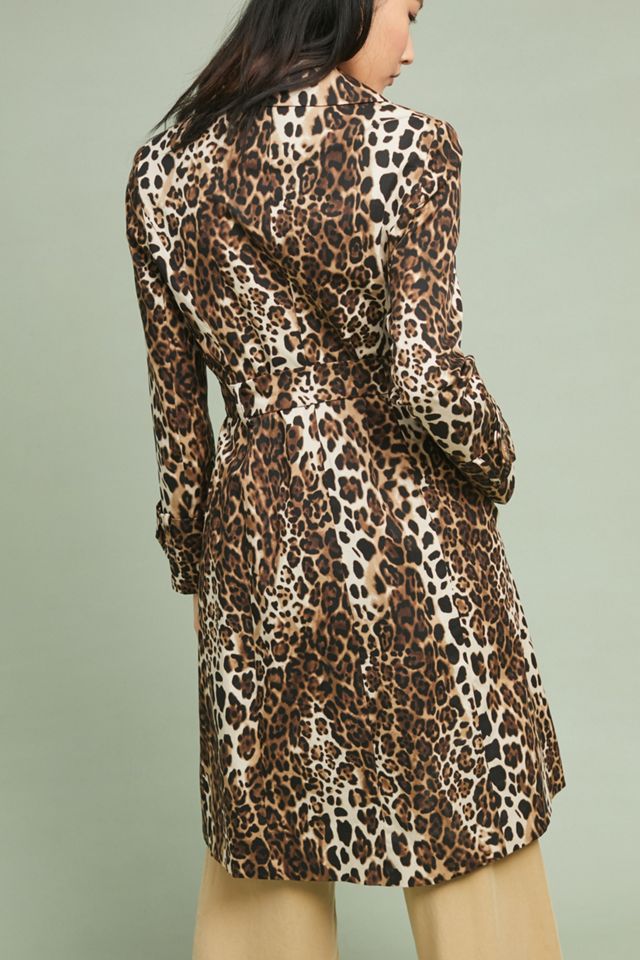 Leopard Trench Coat #1