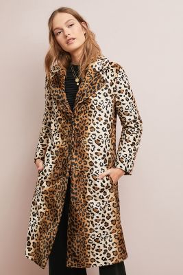 leopard anorak jacket