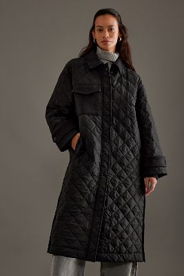 Shop Second Female Becca Collar Quilted Coat