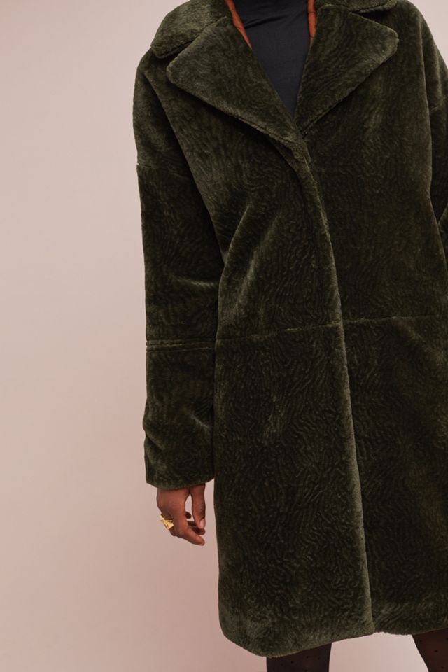Woodland Faux Fur Coat #4