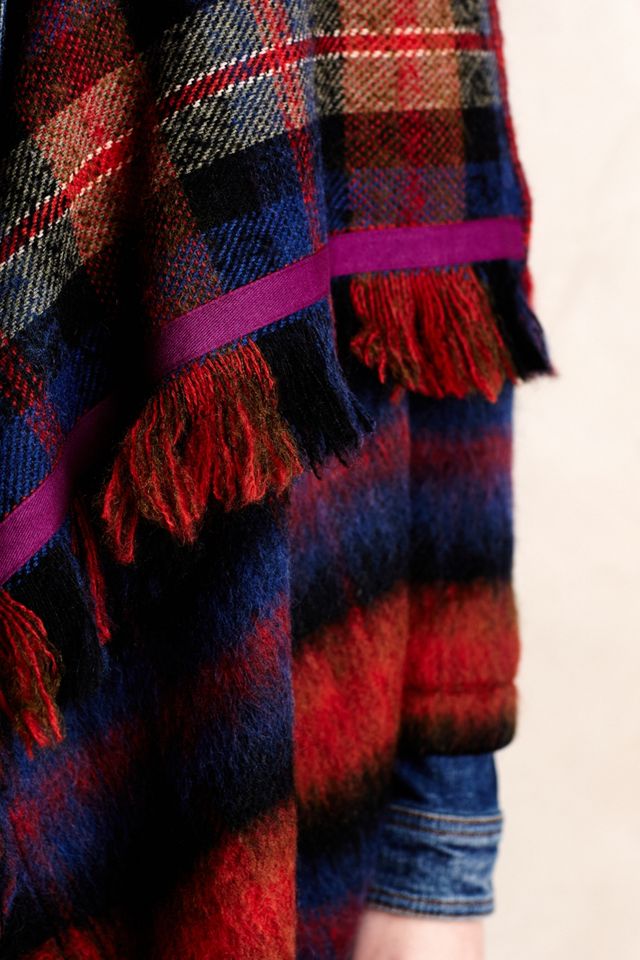 Tartan Blanket Coat #3