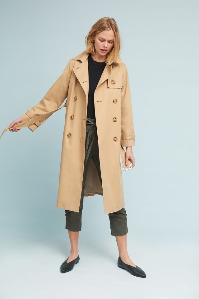 Anthropologie hotsell trench coat