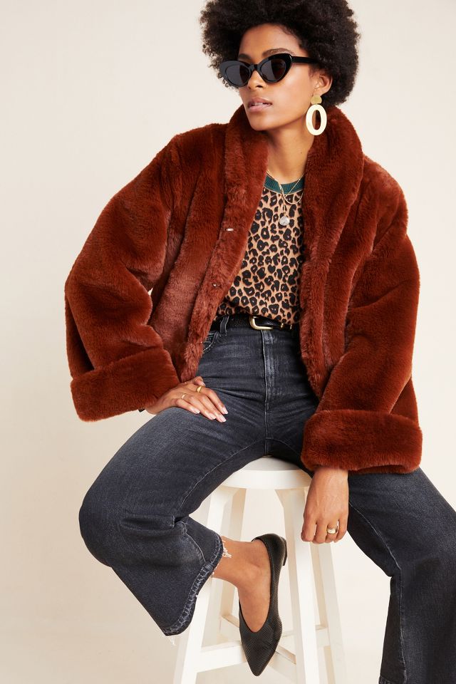 Stella faux fur on sale jacket