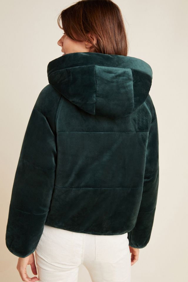 Juniper Velvet Puffer Jacket #1