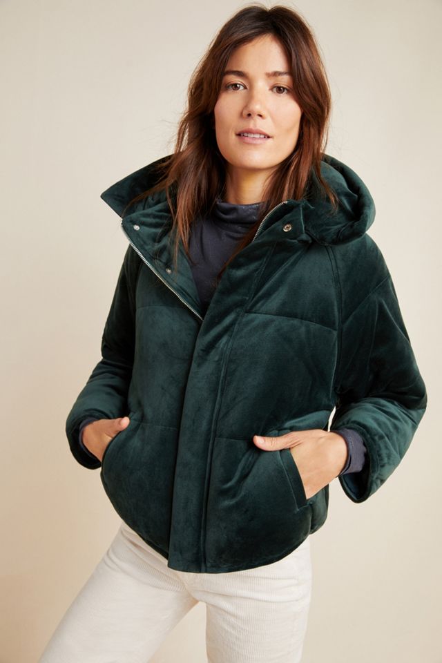 Juniper Velvet Puffer Jacket #2