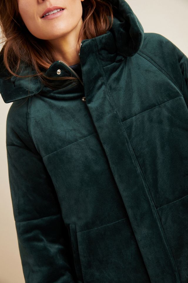 Juniper Velvet Puffer Jacket #3