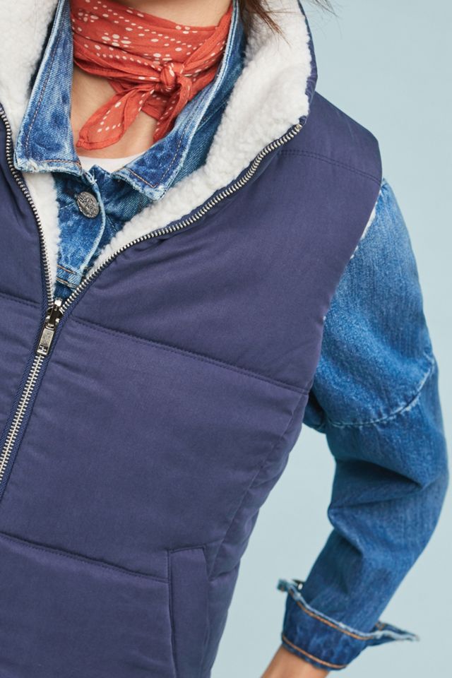 Reversible Sherpa Vest #1