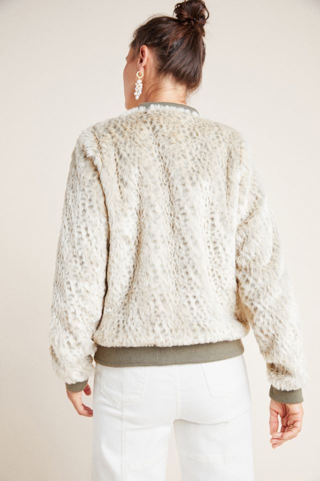Tatiana Faux Fur Bomber Jacket #1