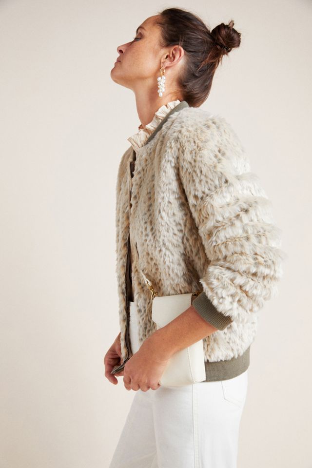 Tatiana Faux Fur Bomber Jacket #3