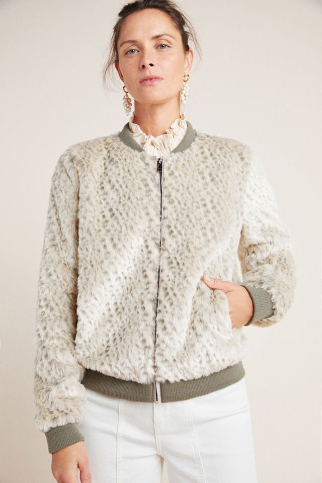 Tatiana Faux Fur Bomber Jacket #4