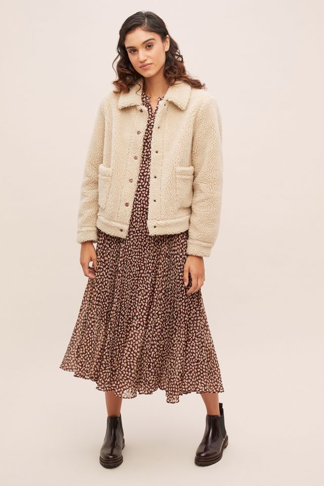 Teddy Faux-Fur Trucker Jacket #2