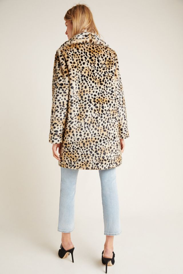 Lottie Cheetah Faux Fur Coat #1