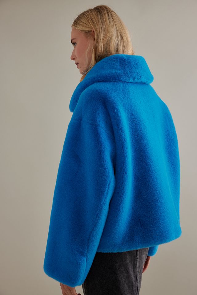 Jakke Traci Faux-Fur Cropped Coat #5
