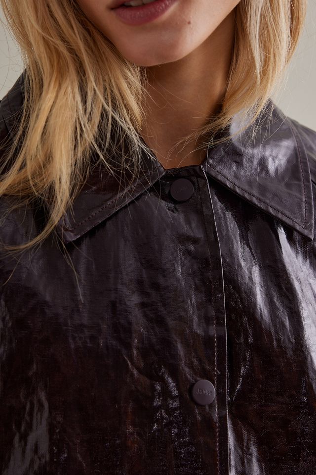 Jakke Cassie Patent Trench Coat #4