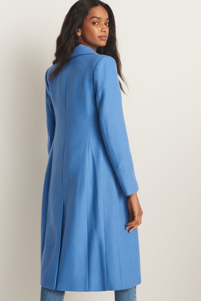 Periwinkle sale wool coat