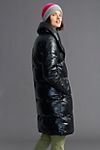 Mariska Faux Leather Puffer Coat #3