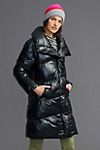 Mariska Faux Leather Puffer Coat #5