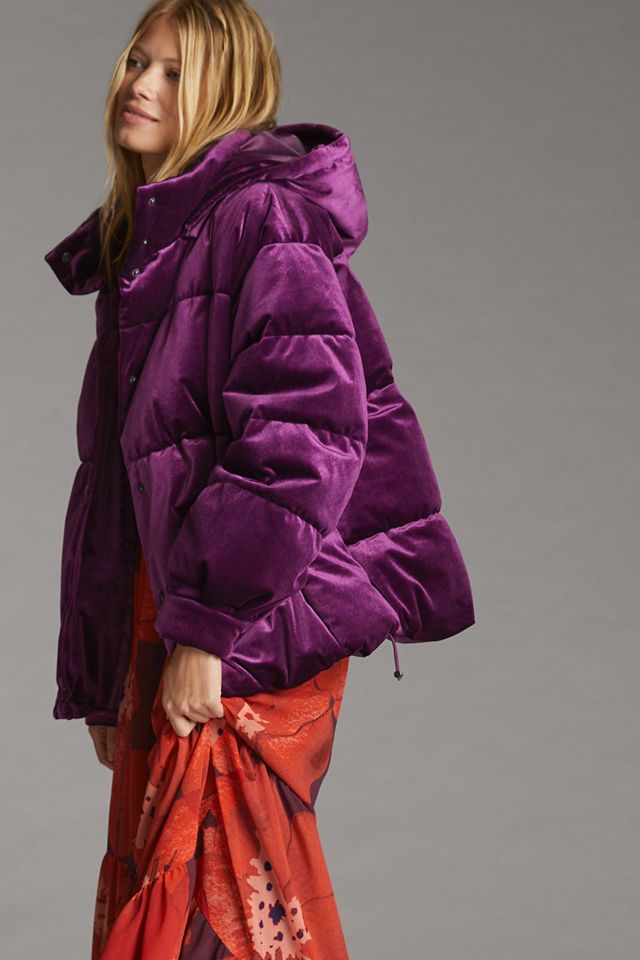 Velvet Puffer Jacket #3