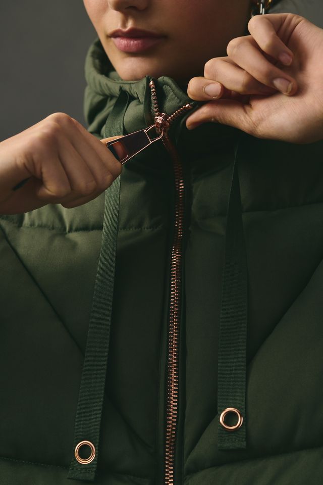 Avec Les Filles Thermalpuff&Trade; Longline Puffer Coat In Utility Size Medium main image 1