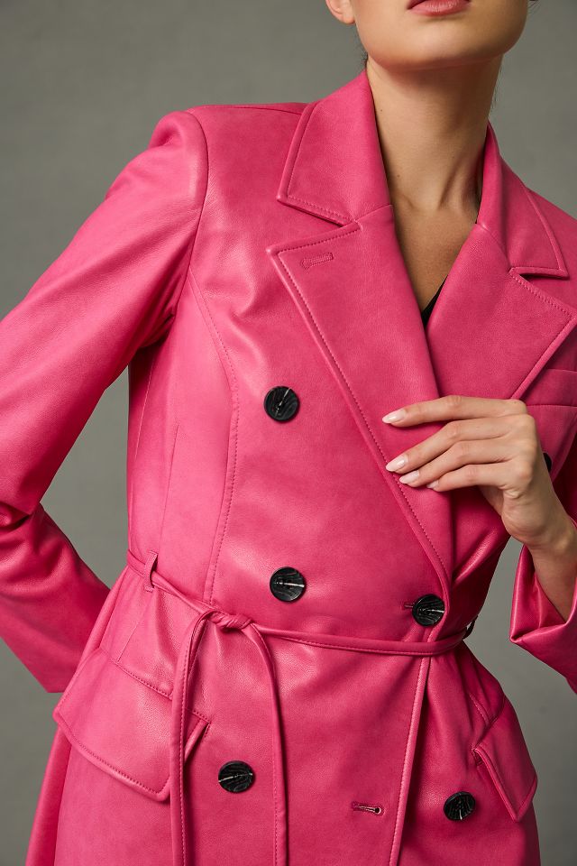 Anthropologie hot sale rose coat