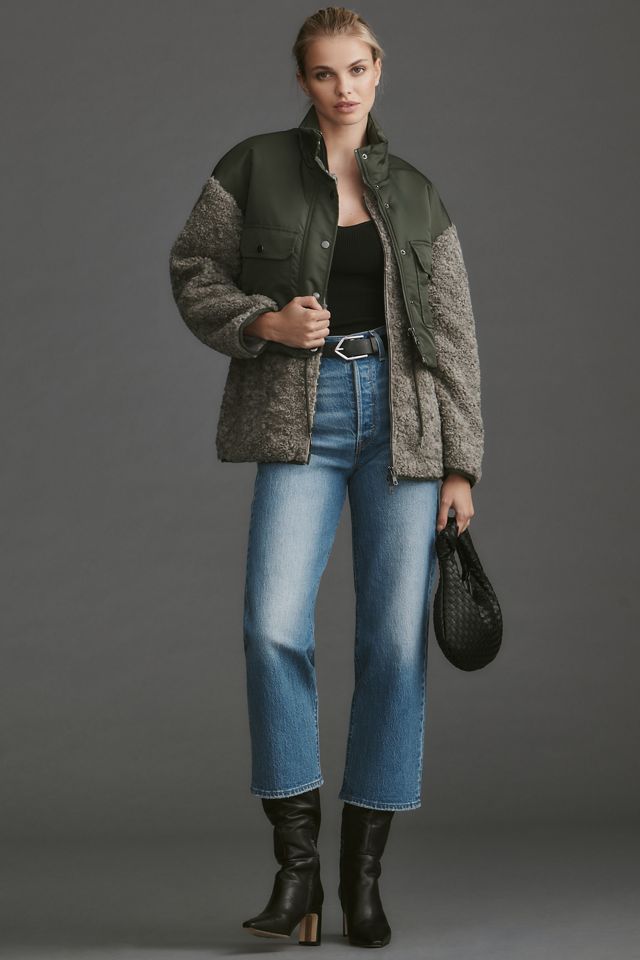 Avec Les Filles Fleece Twofer Jacket #2